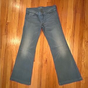 7 for all man kind Ginger Low Rise Flared Jeans 31